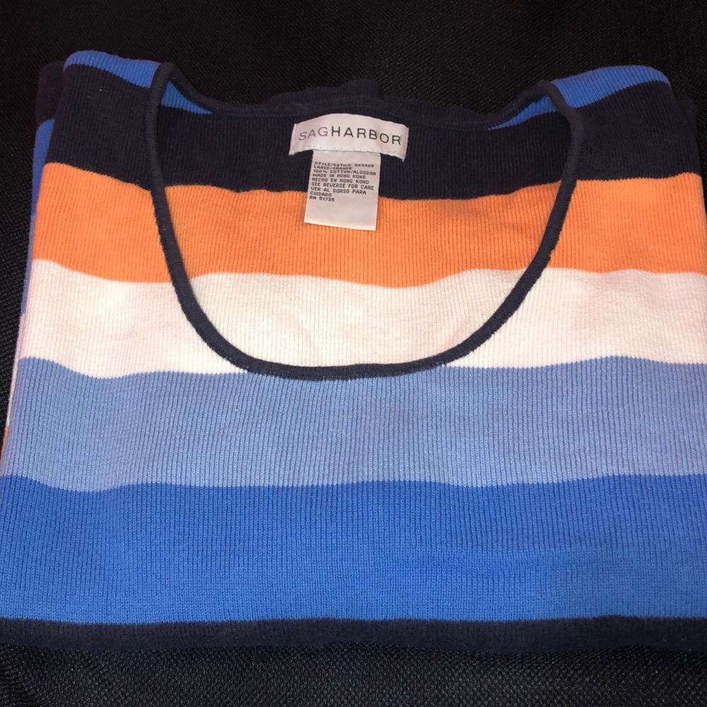 Sag Harbor cotton top - great colors!